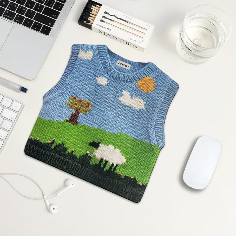 Desk Sweater Mouse Mat Simulated Printing Keyboard Mice Mat Computer Accessories 28*28cm-Style H
Desk Sweater Mouse Mat Simulated Printing Keyboard Mice Mat Computer Accessories 28*28cm-Style H