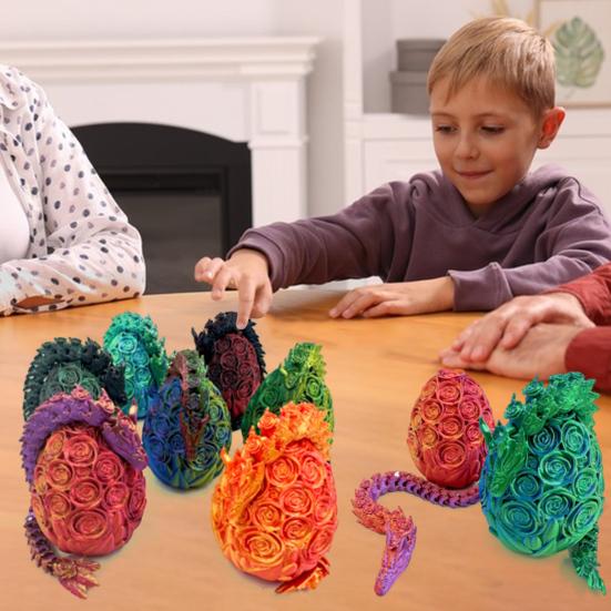 3D-печатный розовый дракон, шарнирный дракон с яйцом, гибкий розовый дракон с подвижными суставами, настольная игрушка для снятия стресса для домашнего офиса, школы чёрный/зелёный
3D-печатный розовый дракон, шарнирный дракон с яйцом, гибкий розовый дракон с подвижными суставами, настольная игрушка для снятия стресса для домашнего офиса, школы чёрный/зелёный