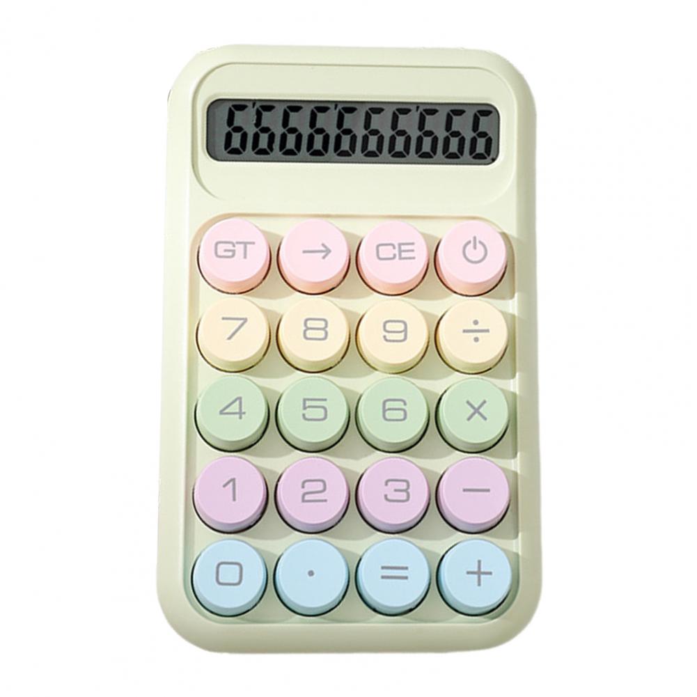 10 Digits Scientific Calculator Cute Button 15-Degree Tilt LCD Display Portable Student Calculator Office Supplies зелений
10 Digits Scientific Calculator Cute Button 15-Degree Tilt LCD Display Portable Student Calculator Office Supplies зелений