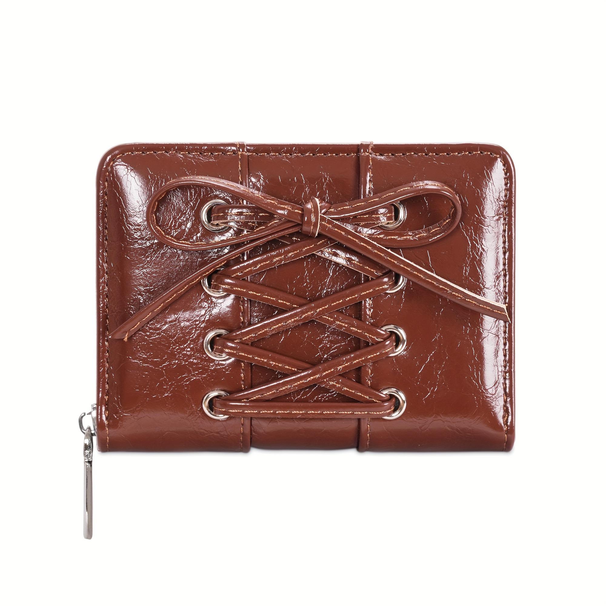 Fashion Women Large Capacity Tie Bow Wallet with Snap Ultra Thin Multi Slot Zipper Coin Pouch Simple Card Holder Storage Bag
Fashion Women Large Capacity Tie Bow Wallet with Snap Ultra Thin Multi Slot Zipper Coin Pouch Simple Card Holder Storage Bag