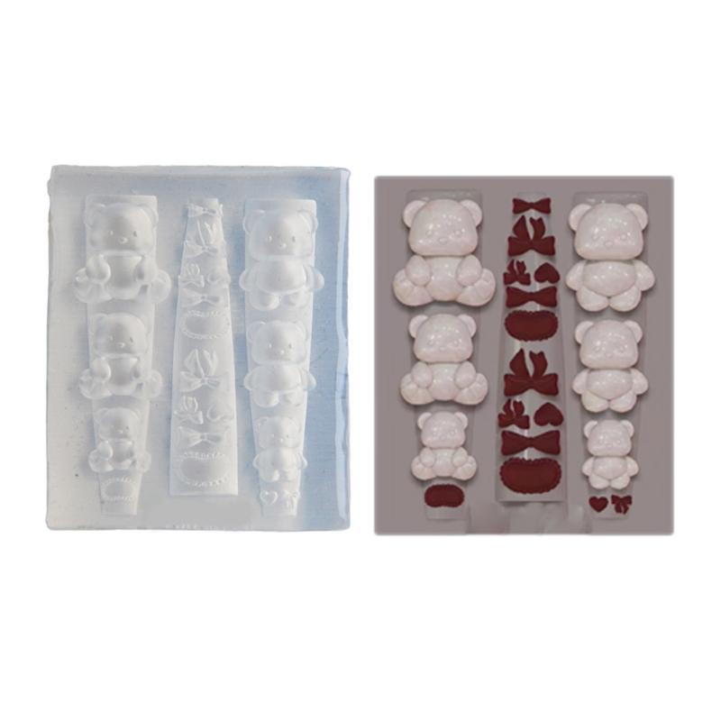 Innovative Bear Nail Flexible Silicone Mould for Crafting Unique Patterns Soft and Sturdy for Different Nail Sizes 1
Innovative Bear Nail Flexible Silicone Mould for Crafting Unique Patterns Soft and Sturdy for Different Nail Sizes 1