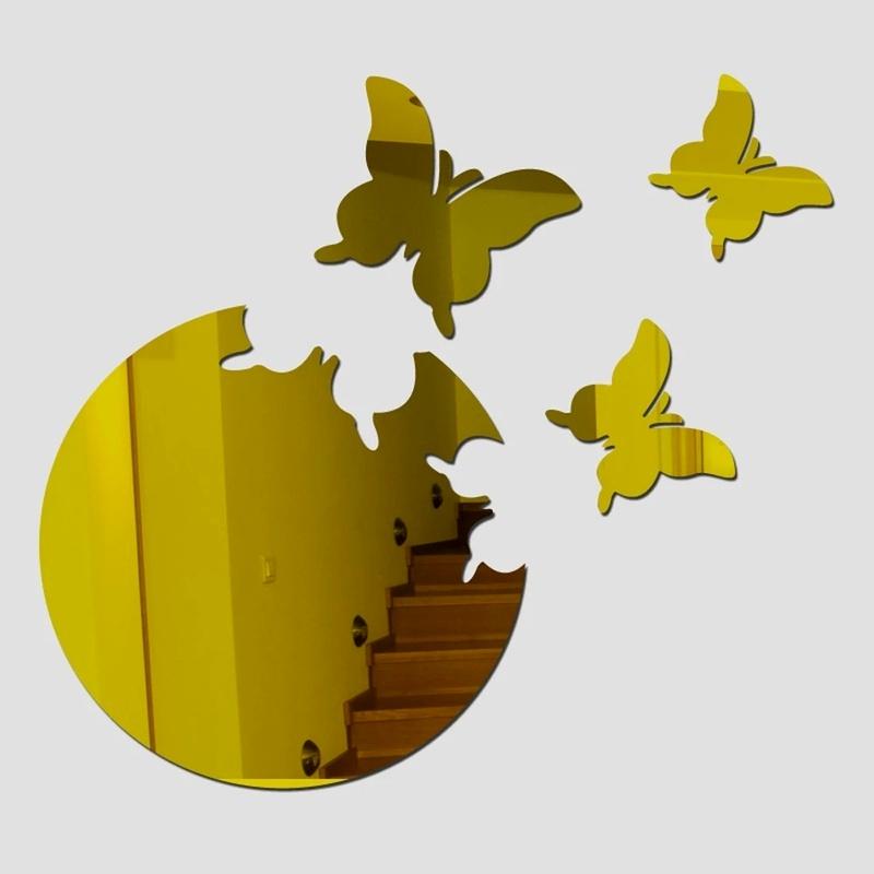 4pcs 3D Butterfly DIY Mirror Wall Sticker Aesthetic Room Decor Stickers Decal Bedroom Bathroom Home Decor Treandy Wall Decor золотий
4pcs 3D Butterfly DIY Mirror Wall Sticker Aesthetic Room Decor Stickers Decal Bedroom Bathroom Home Decor Treandy Wall Decor золотий