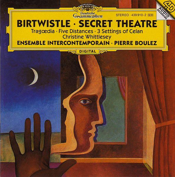 CD HARRISON BIRTWISTLE CHRISTINE WHI Secret Theatre Tragdia Five Di 4399102 Deutsche Grammo 1995 Japan Classical Used
CD HARRISON BIRTWISTLE CHRISTINE WHI Secret Theatre Tragdia Five Di 4399102 Deutsche Grammo 1995 Japan Classical Used