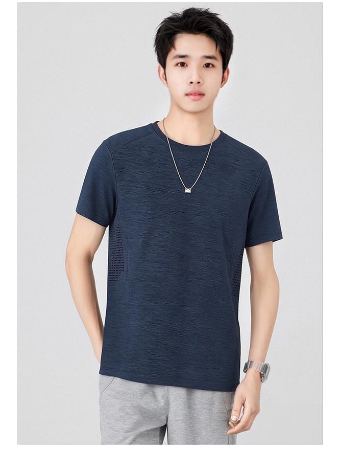 Unisex Moisture-Wicking Quick-Dry Cotton T-Shirt with Breathable Side Holes, Round Neck, Short Sleeve for Outdoor Sports & Casual Wear M
Unisex Moisture-Wicking Quick-Dry Cotton T-Shirt with Breathable Side Holes, Round Neck, Short Sleeve for Outdoor Sports & Casual Wear M