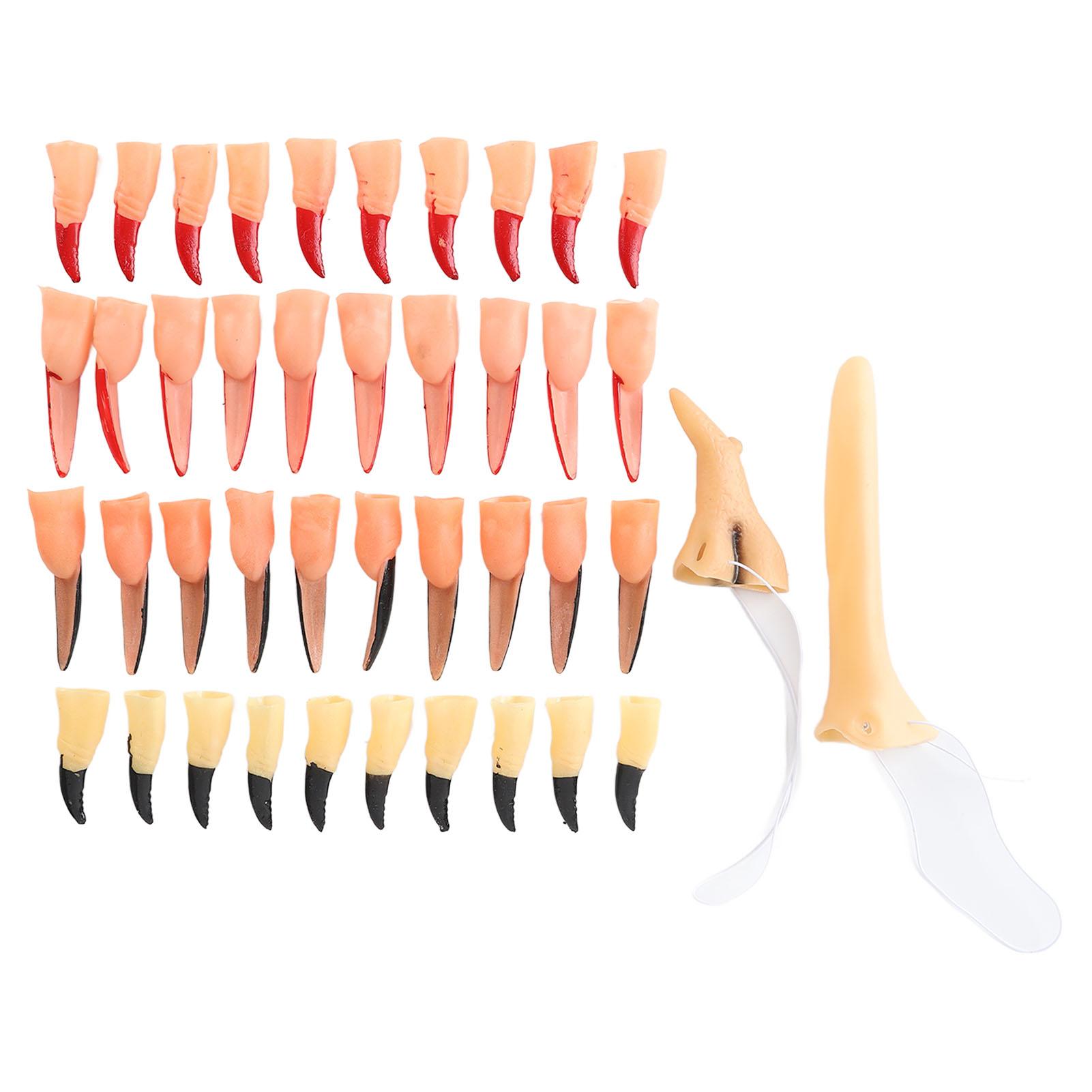 Halloween Fake Nose Nail Set Festival Party Performance Costume Set Fake Finger Claw Nose Set
Halloween Fake Nose Nail Set Festival Party Performance Costume Set Fake Finger Claw Nose Set