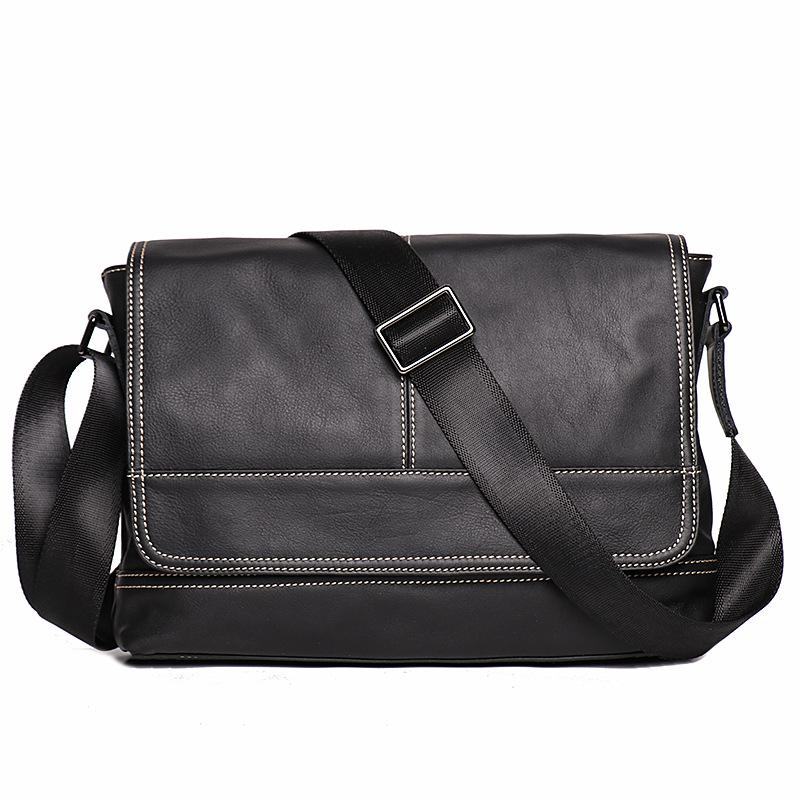 Unisex Handmade Genuine Leather Messenger Crossbody Bag with Large Capacity for iPad
Unisex Handmade Genuine Leather Messenger Crossbody Bag with Large Capacity for iPad
