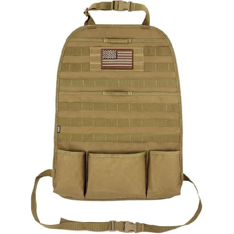 WYNEX Car Seat Back Organizer, Molle Panel Back Seat Protector, Universal Vehicle Seat Cover for Molle Pouches and Travel Accessories, Fits Cars, хакі
WYNEX Car Seat Back Organizer, Molle Panel Back Seat Protector, Universal Vehicle Seat Cover for Molle Pouches and Travel Accessories, Fits Cars, хакі