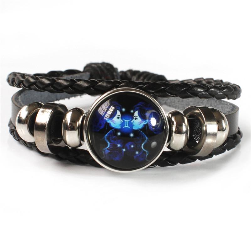 12 Zodiac Signs Constellation Charm Luminous Bracelet Men Women Fashion Multilayer Weave Leather Bracelet & Bangle Birthday Gift
12 Zodiac Signs Constellation Charm Luminous Bracelet Men Women Fashion Multilayer Weave Leather Bracelet & Bangle Birthday Gift