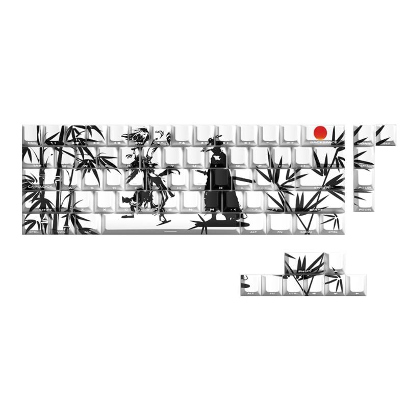 64/74 клавіші з боковим друком, напівпрозорі ковпачки клавіш Wuxia з підсвічуванням, сублімація профілю, оригінальні ковпачки клавіш Wuxia для механічної клавіатури
64/74 клавіші з боковим друком, напівпрозорі ковпачки клавіш Wuxia з підсвічуванням, сублімація профілю, оригінальні ковпачки клавіш Wuxia для механічної клавіатури