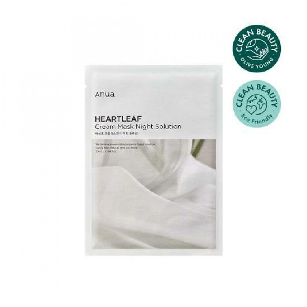 Anua Eoseongcho Heartleaf Cream Mask Night Solution, 1 шт.
Anua Eoseongcho Heartleaf Cream Mask Night Solution, 1 шт.