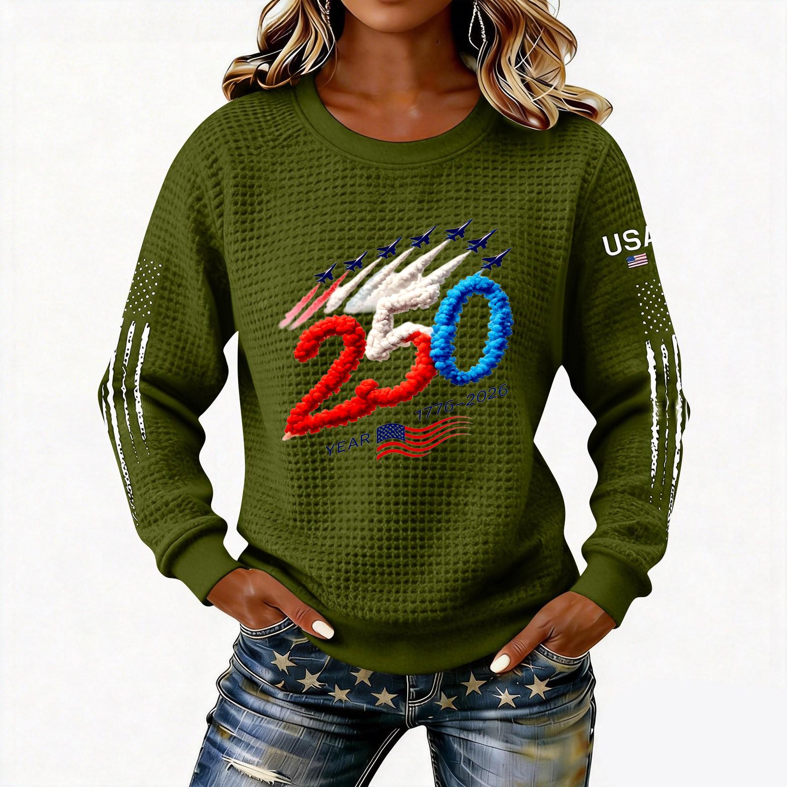 Women s Fashionable Lightweight Long-Sleeved Pullover Sweatshirt With Printed Round Neck L армия зеленый
Women s Fashionable Lightweight Long-Sleeved Pullover Sweatshirt With Printed Round Neck L армия зеленый