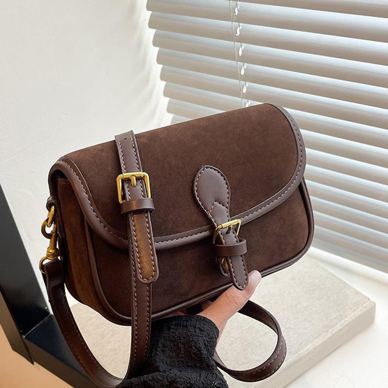 Winter Vintage Women Crossbody Bags Fashion Faux Suede Flap Design Shoulder Underarm Bag Solid Color Versatile Lady Handbags KTB 22x8x15cm кавовий
Winter Vintage Women Crossbody Bags Fashion Faux Suede Flap Design Shoulder Underarm Bag Solid Color Versatile Lady Handbags KTB 22x8x15cm кавовий