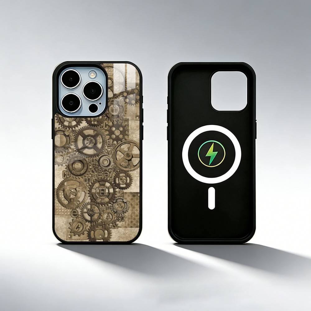 S-Steampunk Gear Mechanical COOL Phone Case For iPhone17,16,15,14,13,12,11 Plus,Pro Max Magnetic For Magsafe Wireless Charging iPhone11
S-Steampunk Gear Mechanical COOL Phone Case For iPhone17,16,15,14,13,12,11 Plus,Pro Max Magnetic For Magsafe Wireless Charging iPhone11