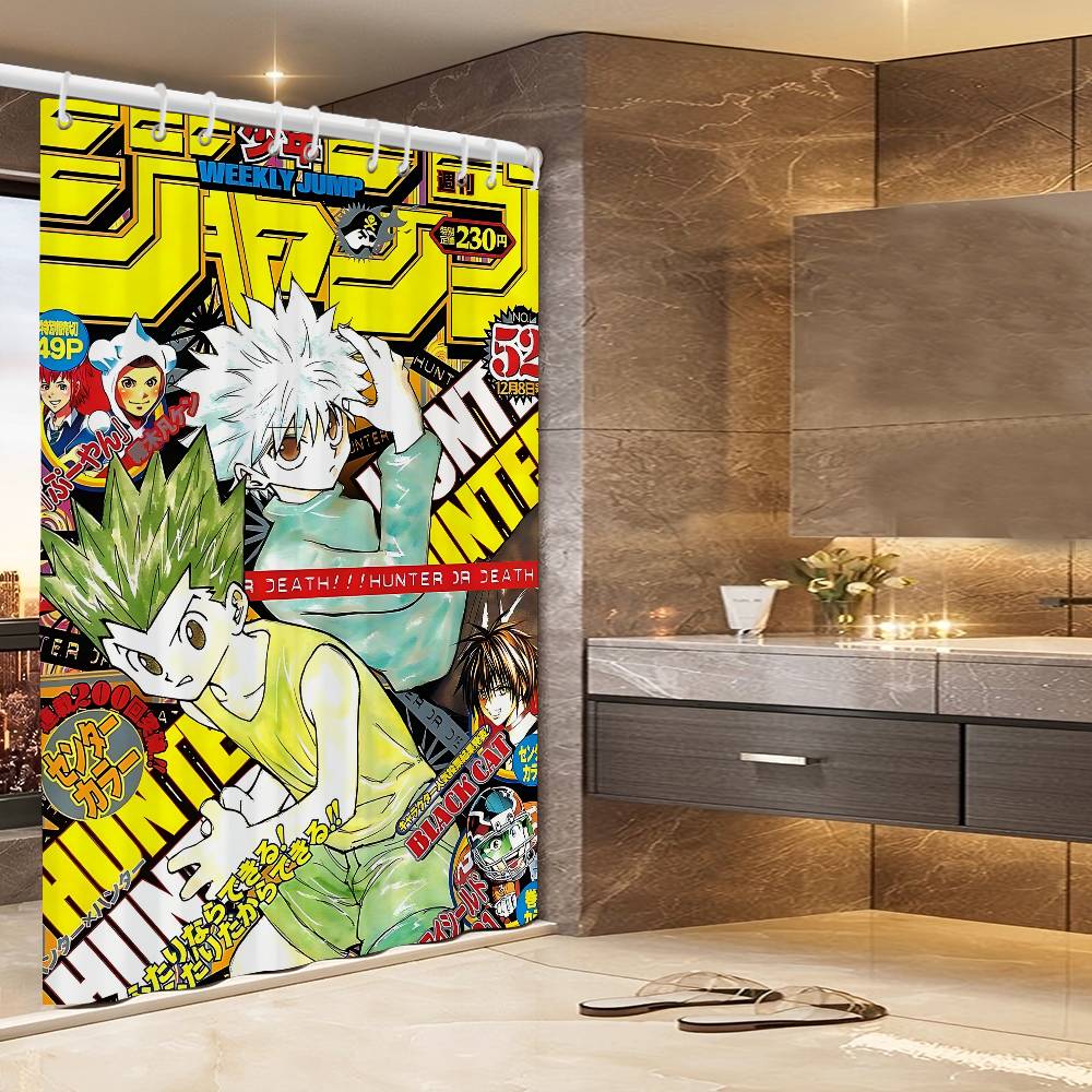 Anime Hunter X Hunter Classic Movies 1Pc Printed Shower Curtain Waterproof Washable With 12 Hooks Bathroom Shower Home Use W60H190(CM)-1 Pcs
Anime Hunter X Hunter Classic Movies 1Pc Printed Shower Curtain Waterproof Washable With 12 Hooks Bathroom Shower Home Use W60H190(CM)-1 Pcs