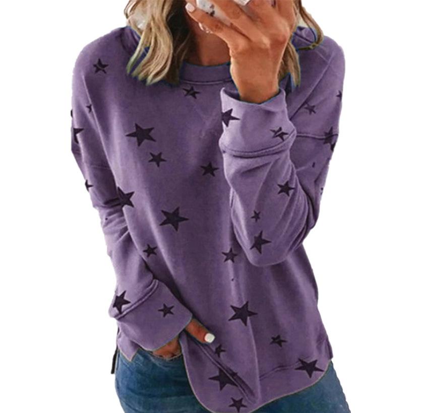 Autumn Women s Casual Loose Large Size Long-sleeved T-shirt Printed Sweatshirt XS фіолетовий
Autumn Women s Casual Loose Large Size Long-sleeved T-shirt Printed Sweatshirt XS фіолетовий