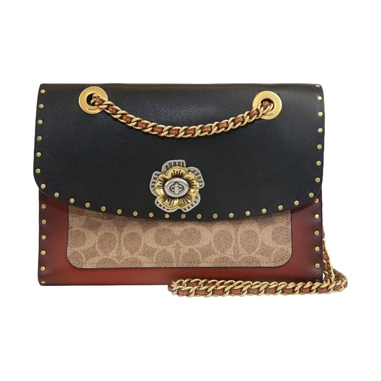 Coach Parker 26 Camellia Print Studded Trim PVC And Calfskin Handbag Women Handbags Black Red Brown C4659-B4M2 Basic Set (Bag+Dust Bag)
Coach Parker 26 Camellia Print Studded Trim PVC And Calfskin Handbag Women Handbags Black Red Brown C4659-B4M2 Basic Set (Bag+Dust Bag)