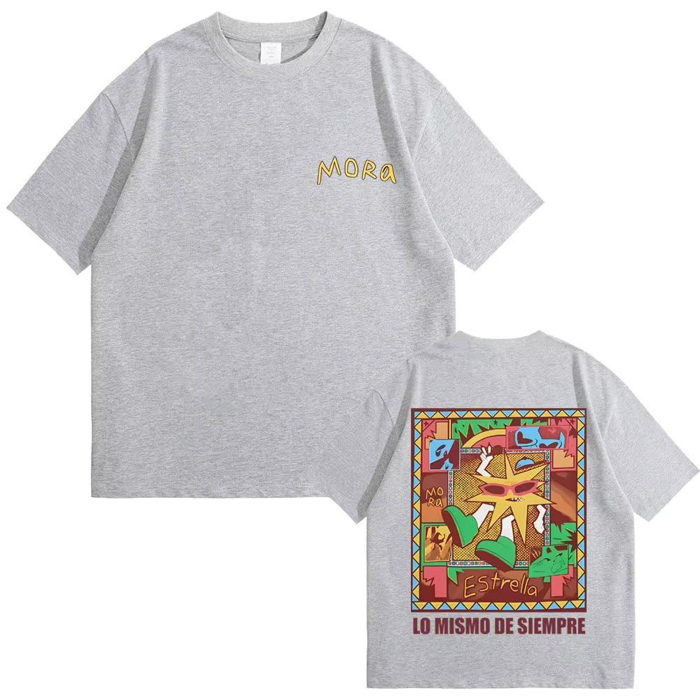 Rapper Mora Lo Mismo De Siempre Graphic T-shirt Men Women Cotton Casual Oversized Tshirts Male Fashion Pop Music T Shirt 2XL
Rapper Mora Lo Mismo De Siempre Graphic T-shirt Men Women Cotton Casual Oversized Tshirts Male Fashion Pop Music T Shirt 2XL