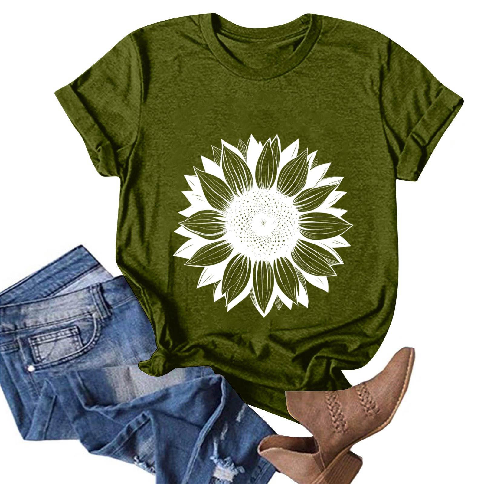 Женская модная повседневная футболка с круглым вырезом и принтом, пуловер с короткими рукавами, топ L армия зеленый
Женская модная повседневная футболка с круглым вырезом и принтом, пуловер с короткими рукавами, топ L армия зеленый