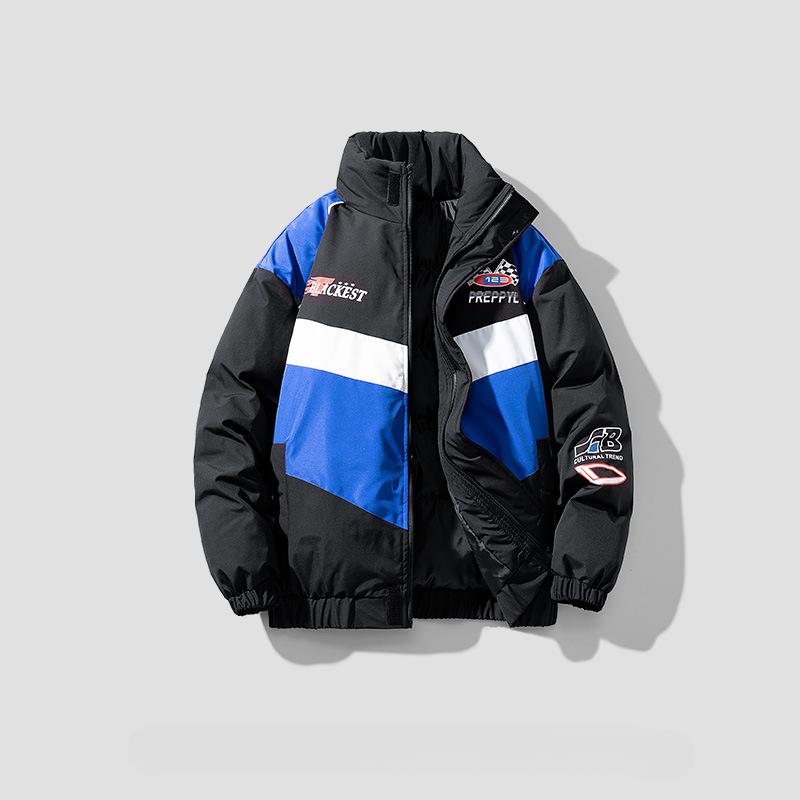 Зимняя модная брендовая мужская утепленная одежда с воротником-стойкой, подходящая по цвету, на хлопковой подкладке, японская трендовая свободная куртка с хлопковой подкладкой XL чёрный
Зимняя модная брендовая мужская утепленная одежда с воротником-стойкой, подходящая по цвету, на хлопковой подкладке, японская трендовая свободная куртка с хлопковой подкладкой XL чёрный