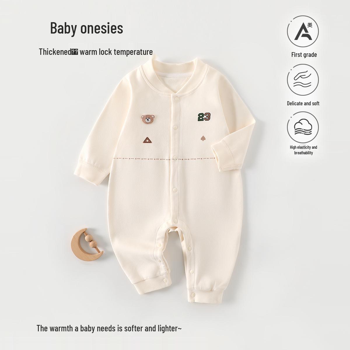 Anyang Baby Soft Velvet Jumpsuit - Spring & Autumn Class A Newborn Cotton Romper Size 73 (Suitable for 10-14 lbs)
Anyang Baby Soft Velvet Jumpsuit - Spring & Autumn Class A Newborn Cotton Romper Size 73 (Suitable for 10-14 lbs)