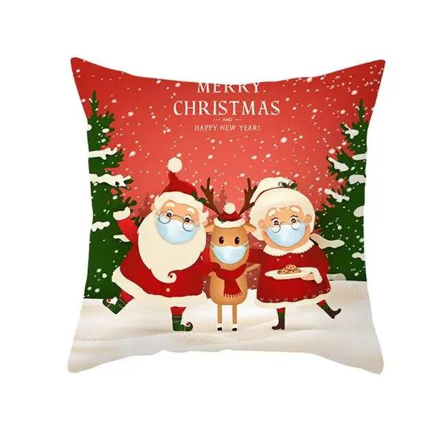 Cute Cartoon Santa Claus Christmas Decoration Print Pattern Cushion Cover Home Living Room Sofa Pillow 30x30cm бордовий
Cute Cartoon Santa Claus Christmas Decoration Print Pattern Cushion Cover Home Living Room Sofa Pillow 30x30cm бордовий