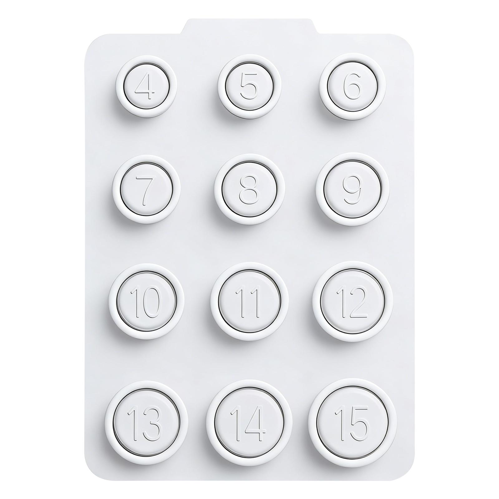 Ring 4 Sizing Kit, Compatible With -ra Ring4, Finger Measuring Tool, Smart Ring Find Your Before You Buy Ring, Size 4 To 1 - Black One Size білий
Ring 4 Sizing Kit, Compatible With -ra Ring4, Finger Measuring Tool, Smart Ring Find Your Before You Buy Ring, Size 4 To 1 - Black One Size білий