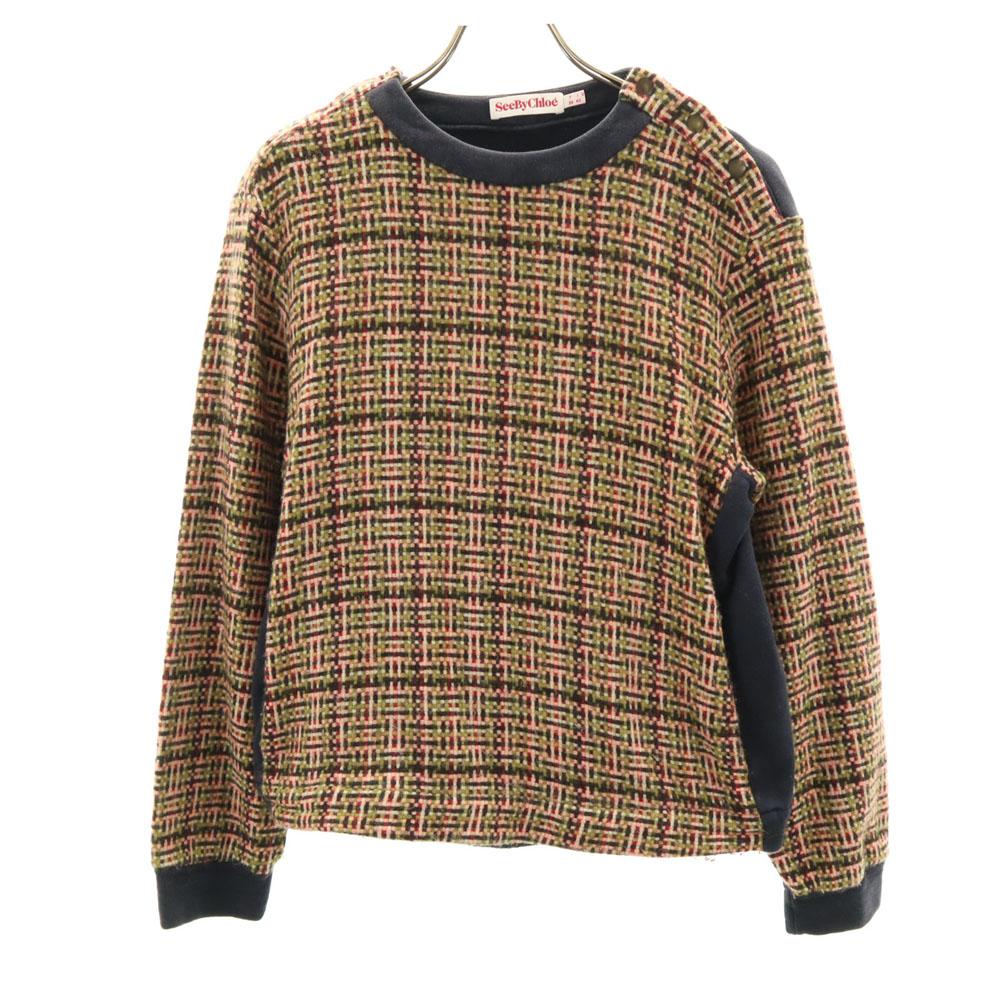 SEE BY CHLOE Тренировочная кофта с длинным рукавом, переключением плетения корзиной, 40, угольный, женская, б/у
SEE BY CHLOE Тренировочная кофта с длинным рукавом, переключением плетения корзиной, 40, угольный, женская, б/у