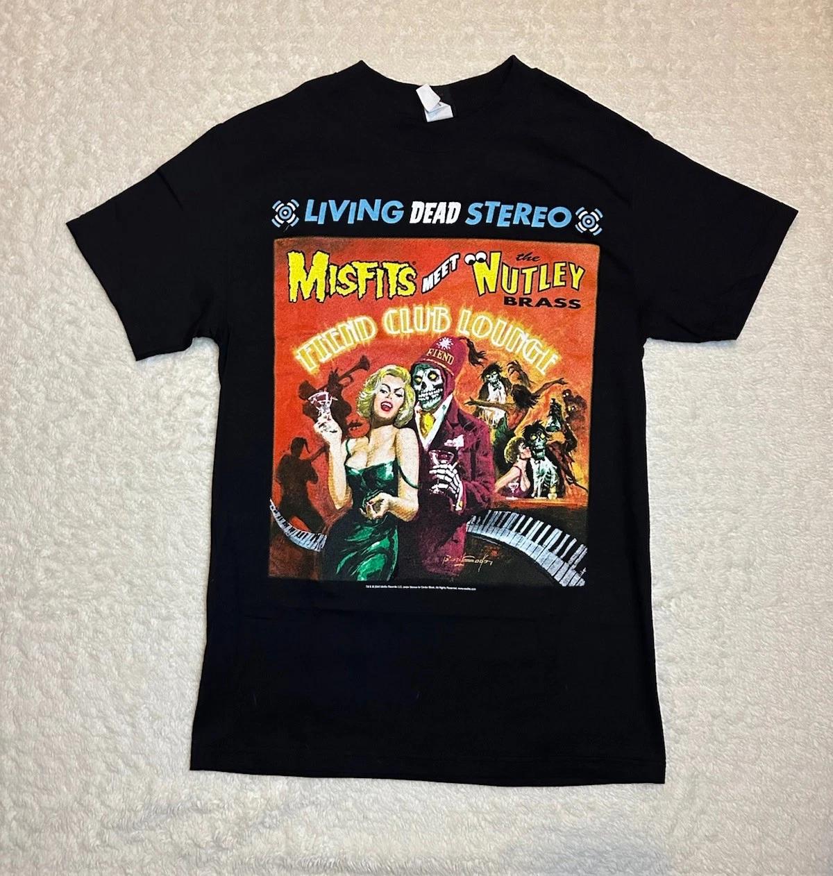 VTG 2005 NEW Misfits Records Meet Nutley Brass Living Dead Stereo T Shirt Size S L
VTG 2005 NEW Misfits Records Meet Nutley Brass Living Dead Stereo T Shirt Size S L
