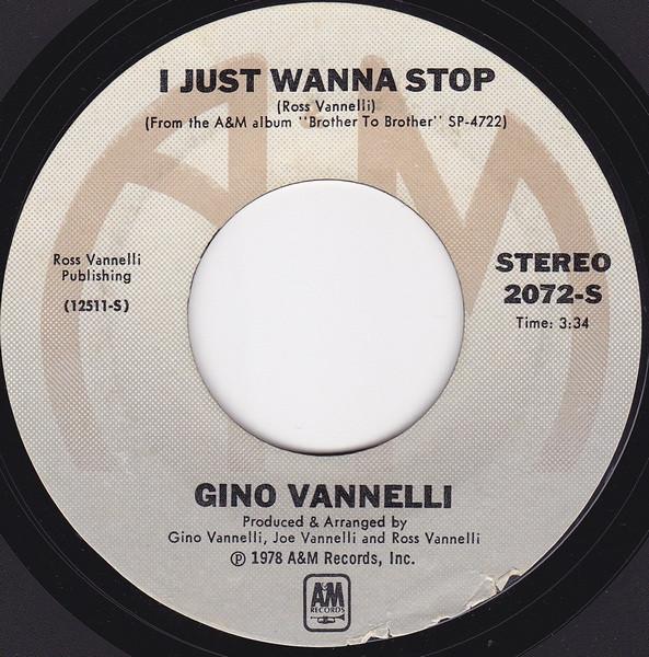 7inch Record GINO VANNELLI I Just Wanna Stop 2072S AM Records 1978 US Pop Used
7inch Record GINO VANNELLI I Just Wanna Stop 2072S AM Records 1978 US Pop Used