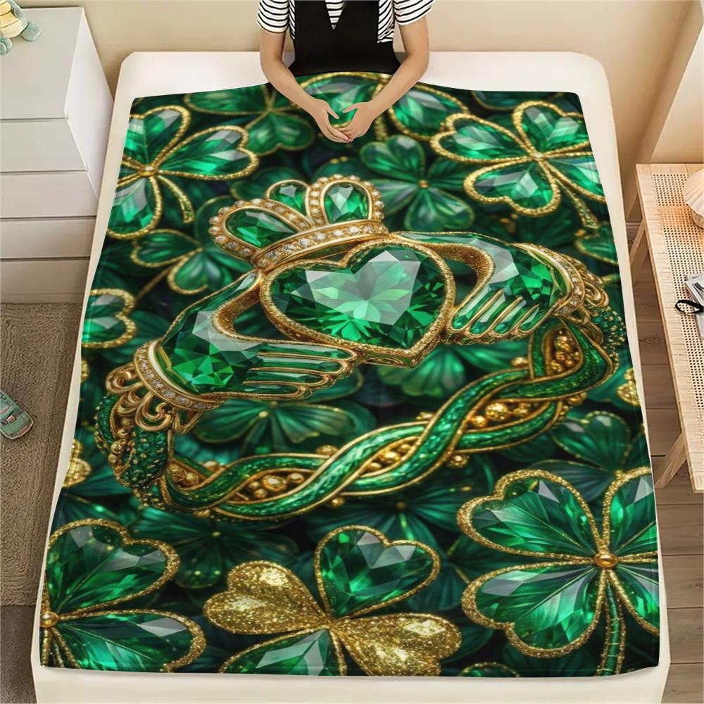 1Pc St.Patrick s Day Print Flannel Blanket, High quality Comfortable for All Seasons, Home Decor, Warmth and Comfort, Perfect for Christmas Gifts W73 80cm x 120cm
1Pc St.Patrick s Day Print Flannel Blanket, High quality Comfortable for All Seasons, Home Decor, Warmth and Comfort, Perfect for Christmas Gifts W73 80cm x 120cm