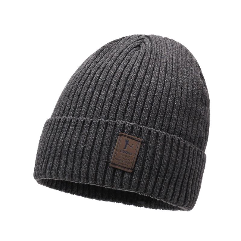 Зимняя шерстяная вязаная шапка с флисовой подкладкой - Толстая, теплая и простого дизайна с квадратной этикеткой
Зимняя шерстяная вязаная шапка с флисовой подкладкой - Толстая, теплая и простого дизайна с квадратной этикеткой