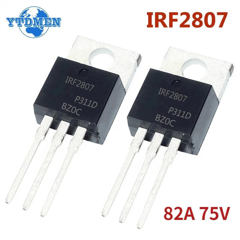 5PCS IRF2807PBF IRF2807 MOSFET Transistor 82A 75V TO-220 Transistors Kit чорний
5PCS IRF2807PBF IRF2807 MOSFET Transistor 82A 75V TO-220 Transistors Kit чорний