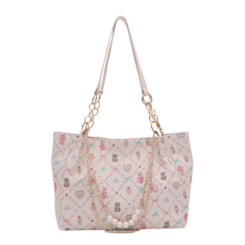 Printed women s bag new casual fashion cute pendant bag female sweet wind shoulder tote bag female
Printed women s bag new casual fashion cute pendant bag female sweet wind shoulder tote bag female