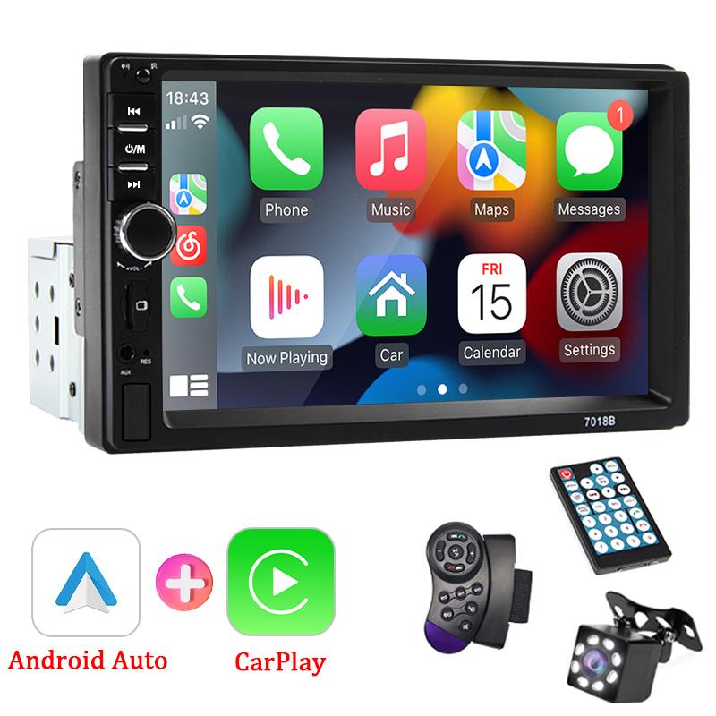 7-дюймовый автомобильный радиоприемник, 1 Din, Carplay, Android, авто-мультимедийный плеер, HD-сенсорный экран, FM-AUX-вход, Bluetooth MirrorLink, универсальное авторадио
7-дюймовый автомобильный радиоприемник, 1 Din, Carplay, Android, авто-мультимедийный плеер, HD-сенсорный экран, FM-AUX-вход, Bluetooth MirrorLink, универсальное авторадио