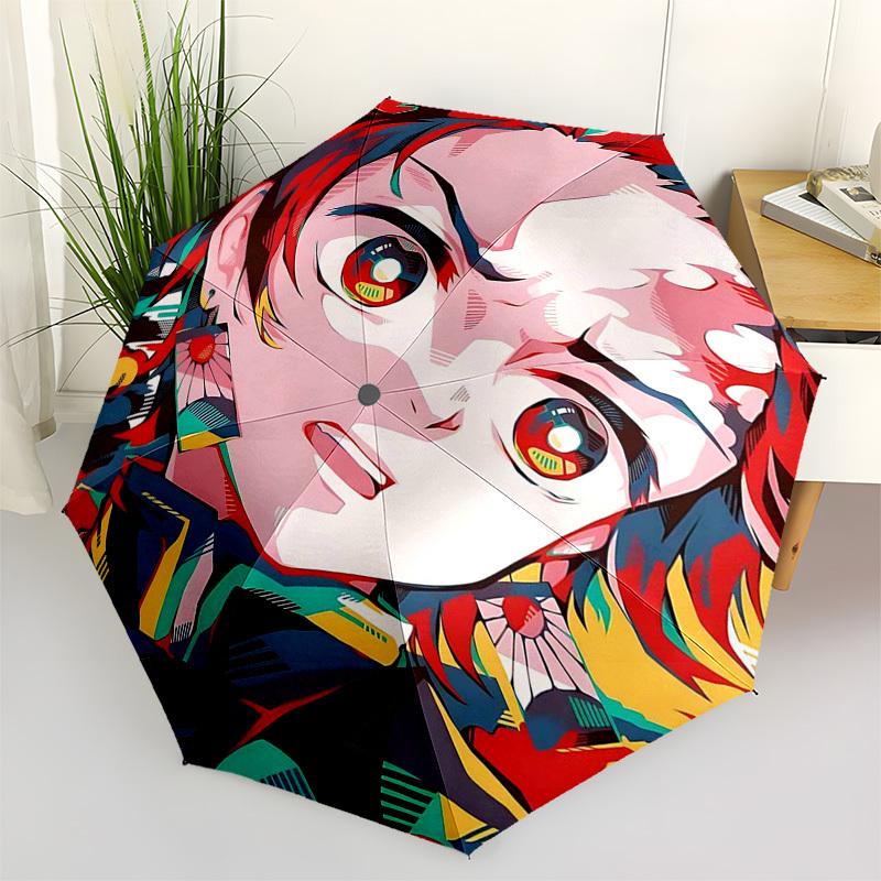 1pc Anime Character Outdoor Umbrella - Automatic Opening/Closing, Portable 3-Fold Design, 8-Bone Iron Frame, Perfect Gift for Fans, Travelers, Da
1pc Anime Character Outdoor Umbrella - Automatic Opening/Closing, Portable 3-Fold Design, 8-Bone Iron Frame, Perfect Gift for Fans, Travelers, Da