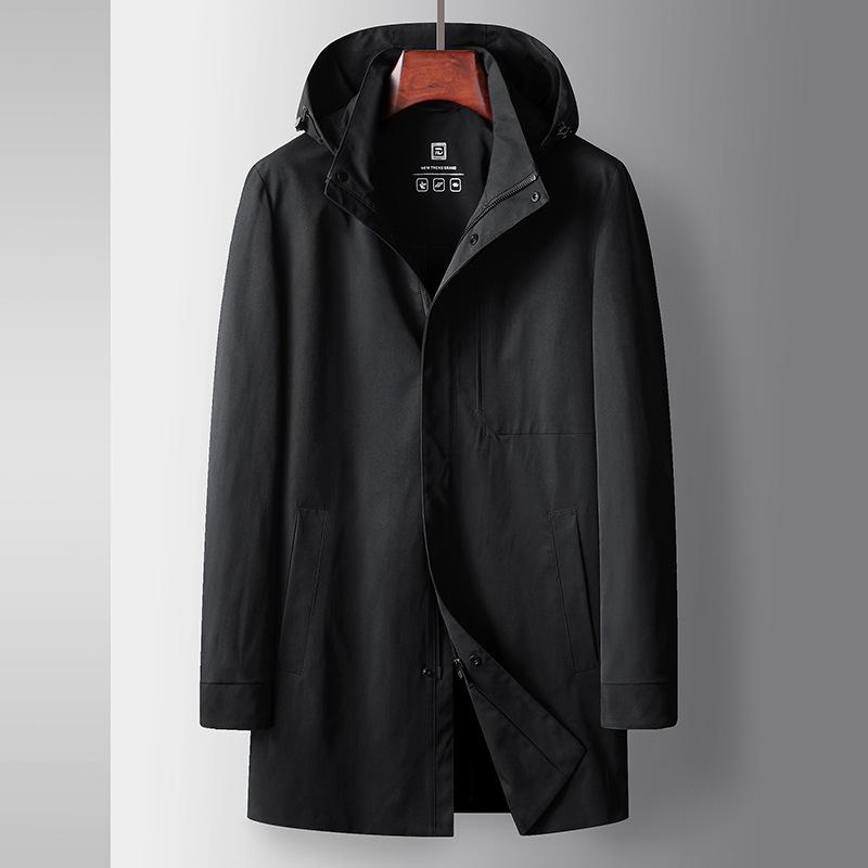 Осінньо-зимовий новий топ з капюшоном, що знімається, зі стійкою, молодіжний, легка розкіш, бізнес-кежуал, середньої довжини пальто 195 чорний
Осінньо-зимовий новий топ з капюшоном, що знімається, зі стійкою, молодіжний, легка розкіш, бізнес-кежуал, середньої довжини пальто 195 чорний