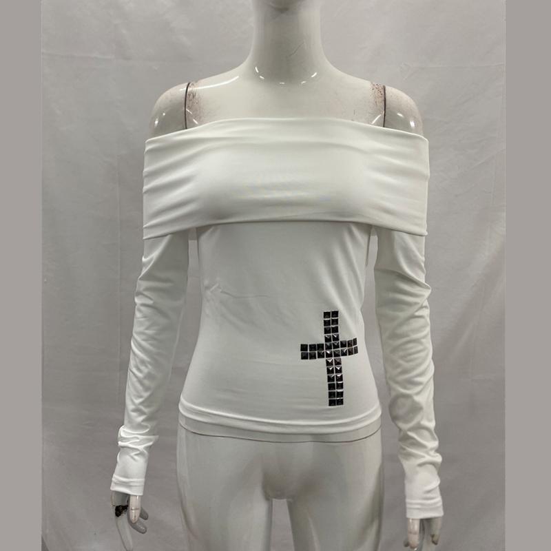 Y2K casual and fashionable white one shoulder long sleeved tight fitting women s top L білий
Y2K casual and fashionable white one shoulder long sleeved tight fitting women s top L білий