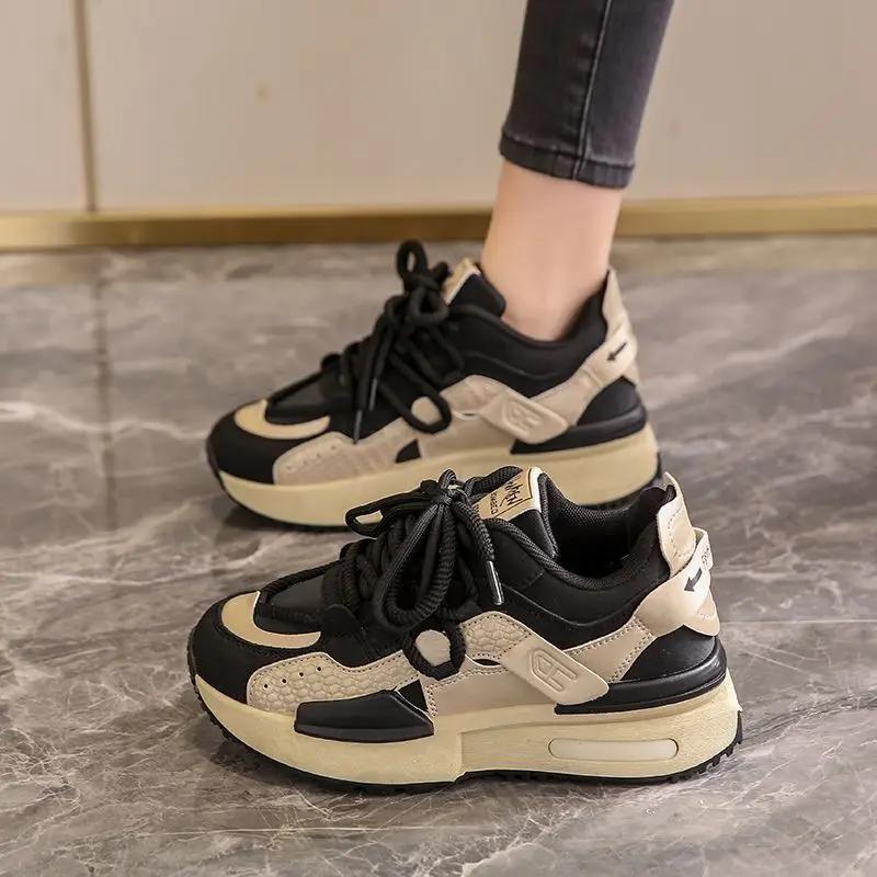 Fashion Women 2024 New Summer All-match Thick Sole Women s Net Surface Breathable Student Sports Shoes 40 чёрный
Fashion Women 2024 New Summer All-match Thick Sole Women s Net Surface Breathable Student Sports Shoes 40 чёрный