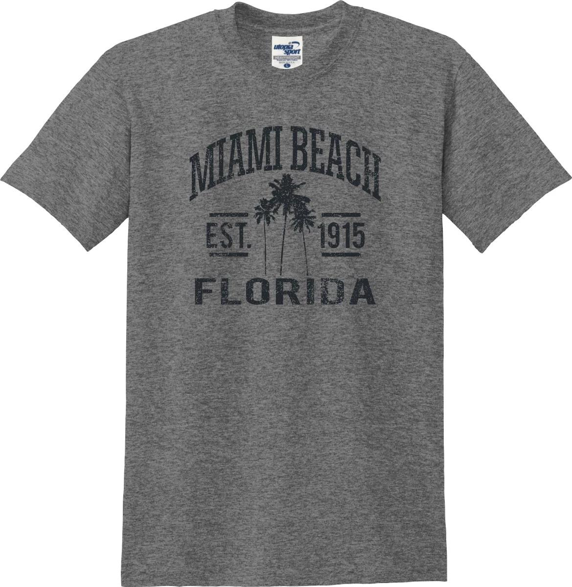Miami Beach Florida Established 1915 Distressed Unisex T shirt (S-5X) S
Miami Beach Florida Established 1915 Distressed Unisex T shirt (S-5X) S