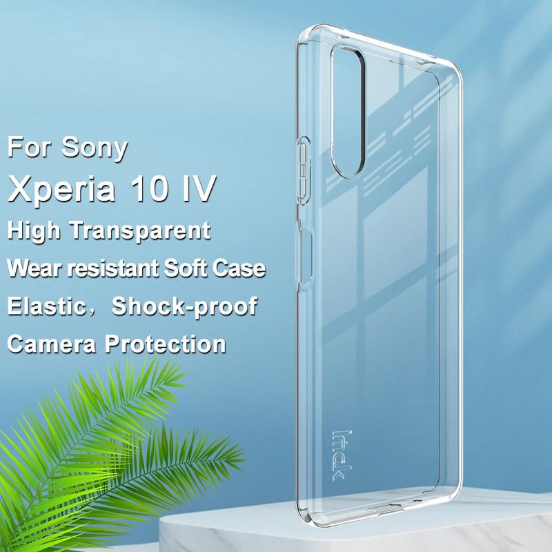 IMAK UX-5 Series for Sony Xperia 10 IV 5G Flexible TPU Phone Shell Super Transparent Anti-dust Phone Case Transparent
IMAK UX-5 Series for Sony Xperia 10 IV 5G Flexible TPU Phone Shell Super Transparent Anti-dust Phone Case Transparent