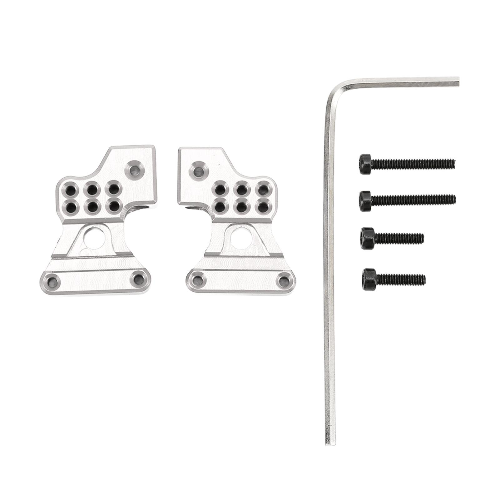 2pcs Metal Aluminum Alloy Rear Shock Tower for Axial SCX24 124 RC Car Upgrades PartsSilver
2pcs Metal Aluminum Alloy Rear Shock Tower for Axial SCX24 124 RC Car Upgrades PartsSilver