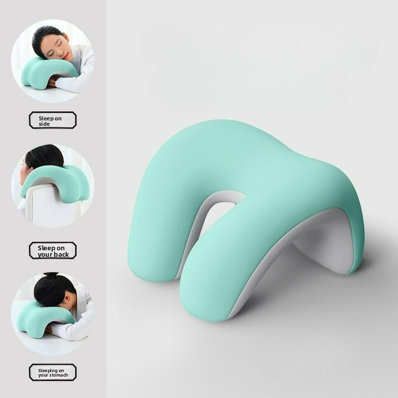 Ergonomics Lying Down Pillow Memory Foam Breathable Neck Support Portable Face Rest Pillow Face Cushion Massager Neck Guard
Ergonomics Lying Down Pillow Memory Foam Breathable Neck Support Portable Face Rest Pillow Face Cushion Massager Neck Guard