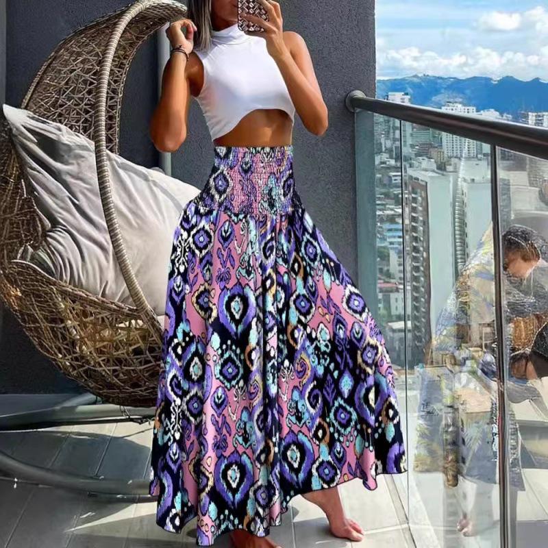 2024 Printed Waist-Cinched Large Hem Maxi/Midi Skirt Medium
2024 Printed Waist-Cinched Large Hem Maxi/Midi Skirt Medium