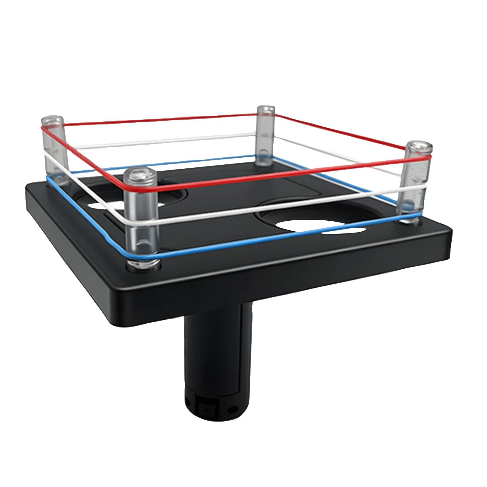 Miniature Thumb Wrestling Ring Tabletop Game Set with Clear Plastic Posts and Elastic Band Ropes for Indoor Play and Skill Development One Size чёрный
Miniature Thumb Wrestling Ring Tabletop Game Set with Clear Plastic Posts and Elastic Band Ropes for Indoor Play and Skill Development One Size чёрный
