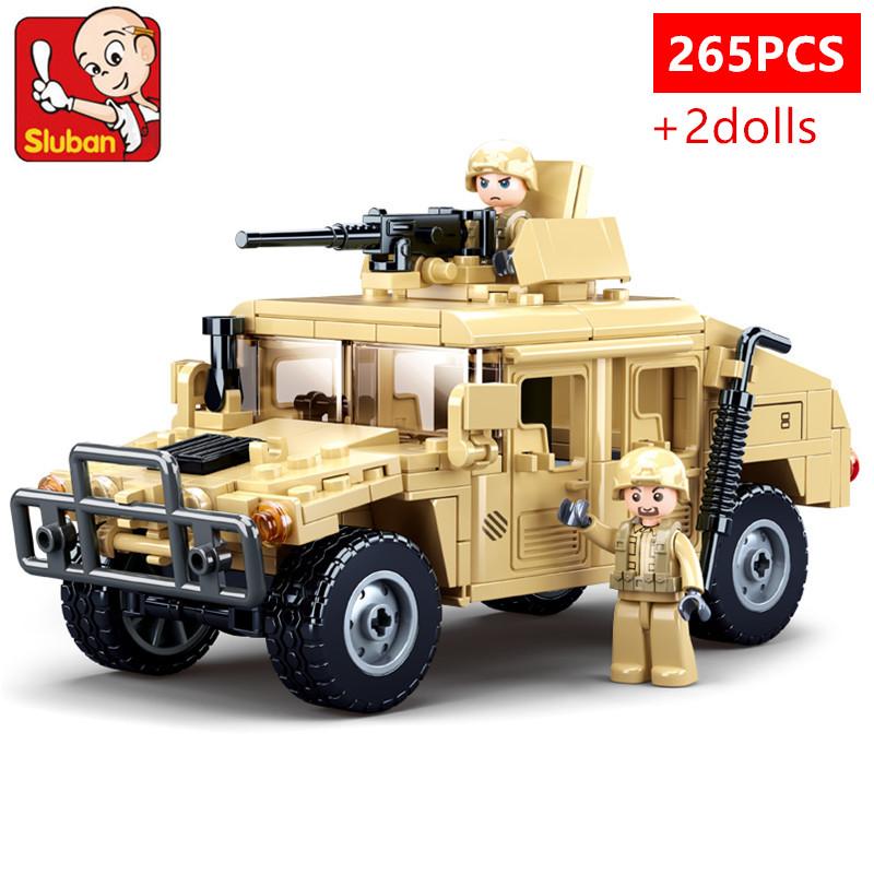 Sluban 265Pcs Ww2 Military Swat H2 Assault Vehicle Construction Blocks Set Army Soldier Armor Car Model Diy Blocks Plaything Present For Kids
Sluban 265Pcs Ww2 Military Swat H2 Assault Vehicle Construction Blocks Set Army Soldier Armor Car Model Diy Blocks Plaything Present For Kids