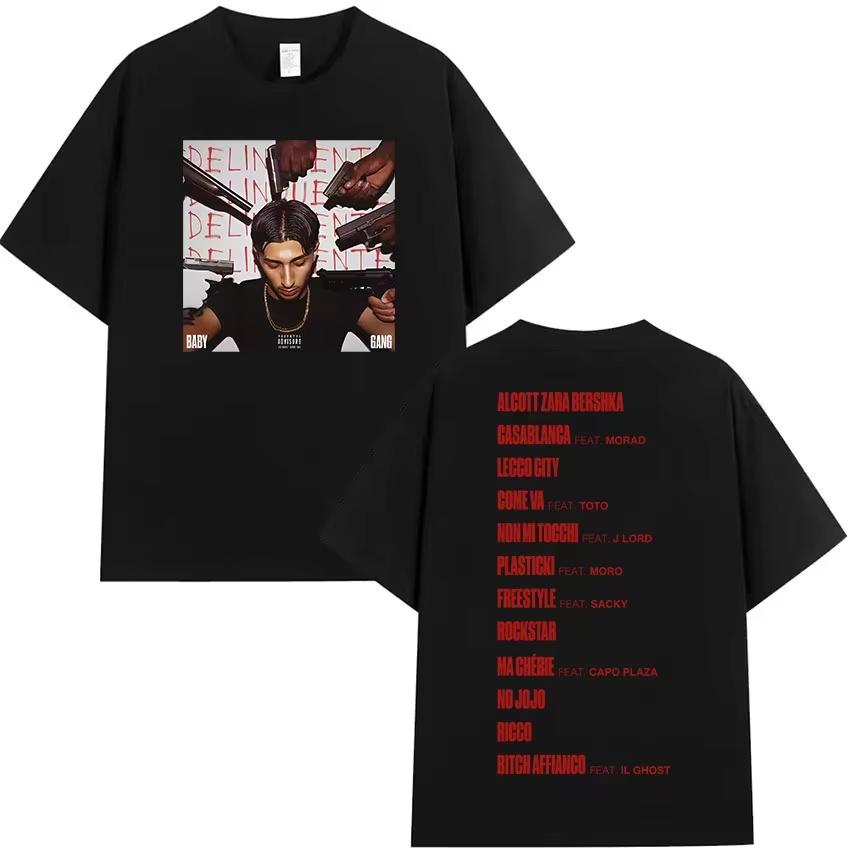 Rapper Baby Gang Album Graphic pure Cotton music Tshirt Men Retro 2026 New Summer Hip hop unisex Short sleeve shirt fan gifts M
Rapper Baby Gang Album Graphic pure Cotton music Tshirt Men Retro 2026 New Summer Hip hop unisex Short sleeve shirt fan gifts M