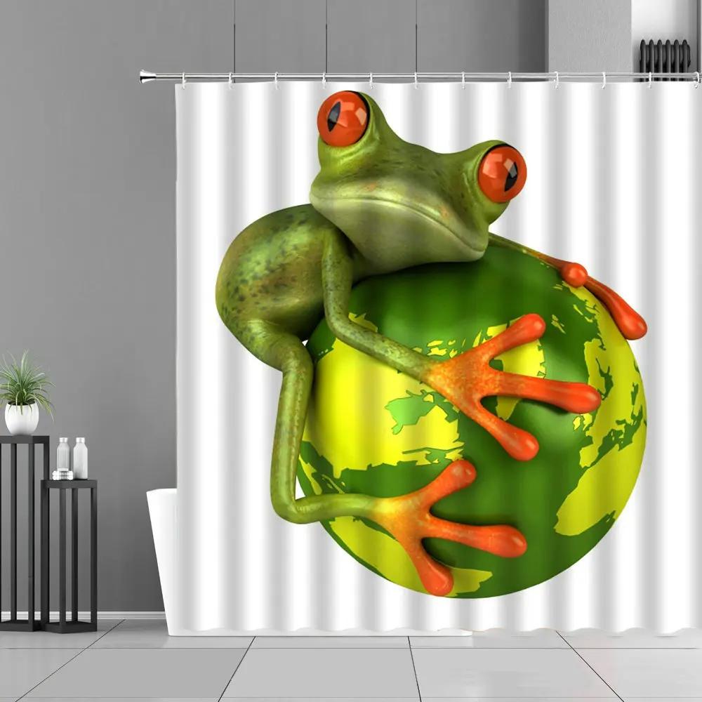 Funny Animals Shower Curtain Frogs Fall In Lover Waterproof Polyester Fabric Curtain Bathroom Decor Bathtub Screen With Hooks W60H190(CM)-1 Pcs
Funny Animals Shower Curtain Frogs Fall In Lover Waterproof Polyester Fabric Curtain Bathroom Decor Bathtub Screen With Hooks W60H190(CM)-1 Pcs