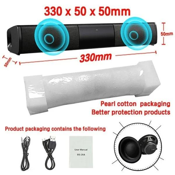 3DHome Theater Sound System Bluetooth Speaker Computer Speakers For TV Soundbar Box Subwoofer Radio Music Center Boom Box Column
3DHome Theater Sound System Bluetooth Speaker Computer Speakers For TV Soundbar Box Subwoofer Radio Music Center Boom Box Column