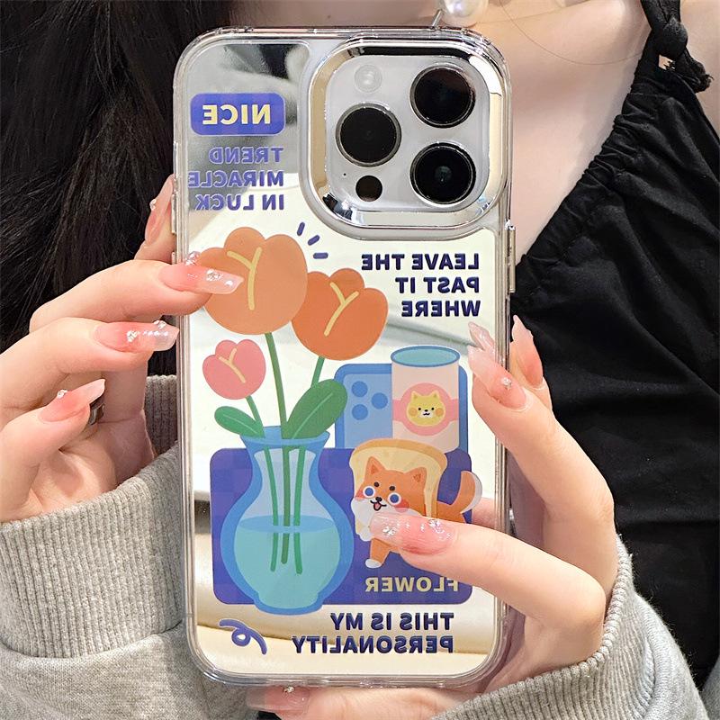 Zhitai Three-in-One Mirror Case for iPhone Models: Compatible with iPhone 12/13/14/15 Pro Max and iPhone 8; Soft Shell for Women. iPhone 14 Pro Max
Zhitai Three-in-One Mirror Case for iPhone Models: Compatible with iPhone 12/13/14/15 Pro Max and iPhone 8; Soft Shell for Women. iPhone 14 Pro Max