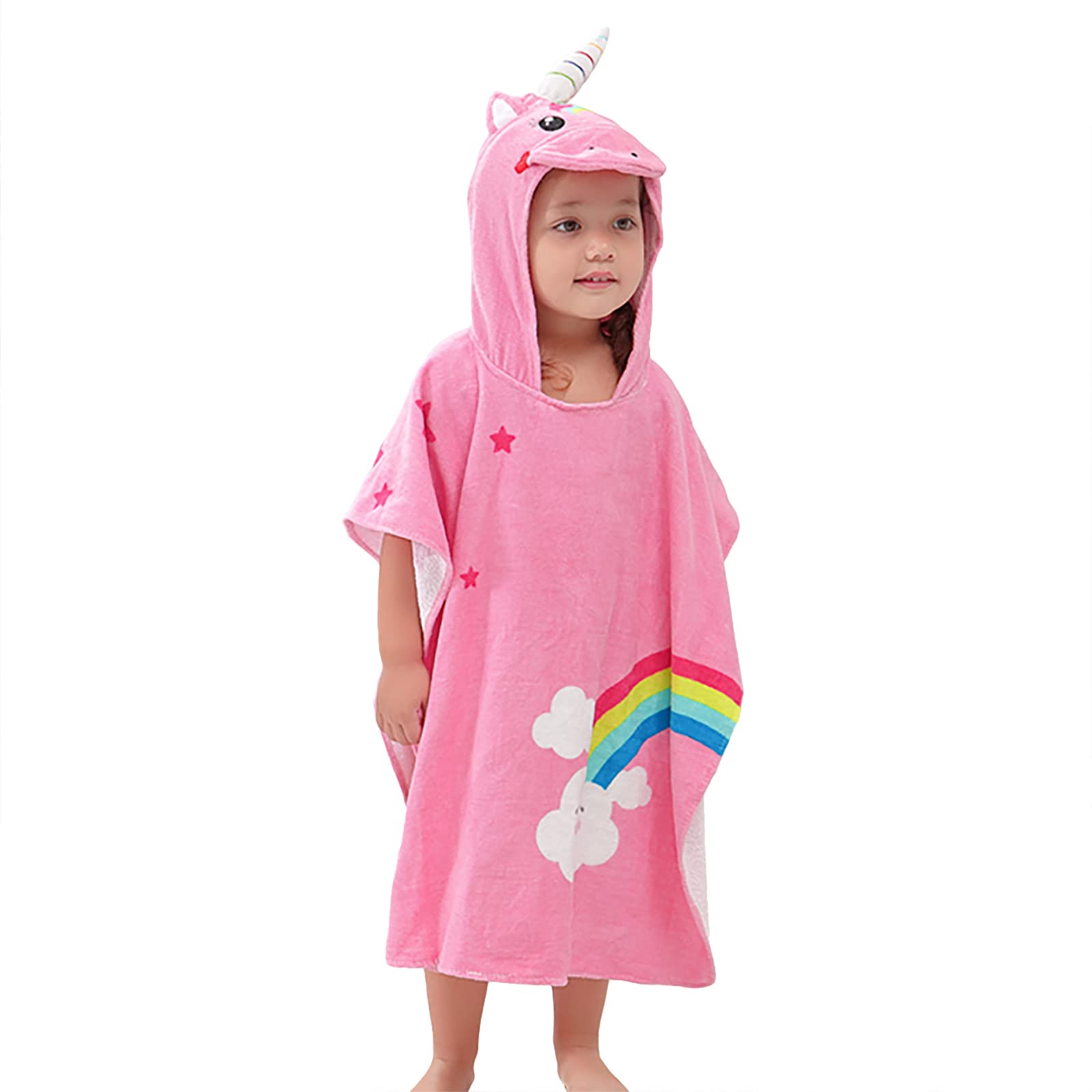 LOLANTA Kids Hooded Bathrobe, Baby Bath Towel, 100% Cotton, Perfect for Water Play, Pool, Bath, Baby Shower, Unicorn Pink, Ages 1-3
LOLANTA Kids Hooded Bathrobe, Baby Bath Towel, 100% Cotton, Perfect for Water Play, Pool, Bath, Baby Shower, Unicorn Pink, Ages 1-3